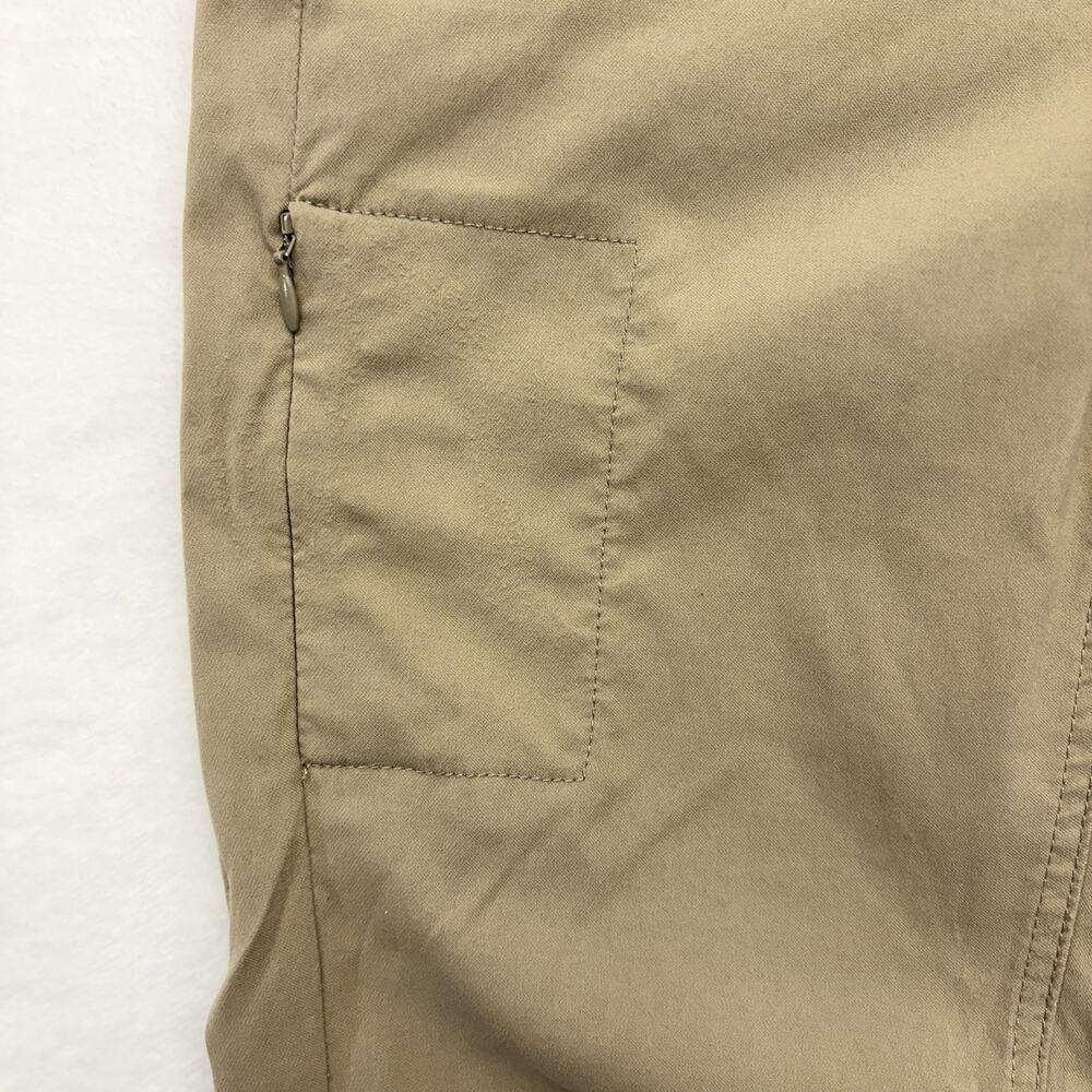 Prana Halle Pants Low Rise Bootcut Nylon Tan Convertible Hiking Pants 4 TALL - Picture 10 of 13